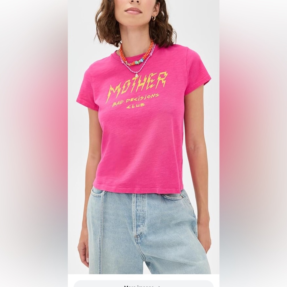MOTHER bad decisions club t shirt (xs)